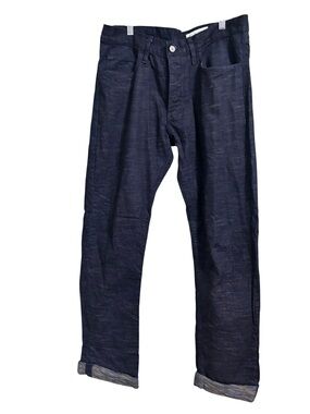 Gustin Selvedge Men's Size 31 California Straight Raw Jeans Button Fly